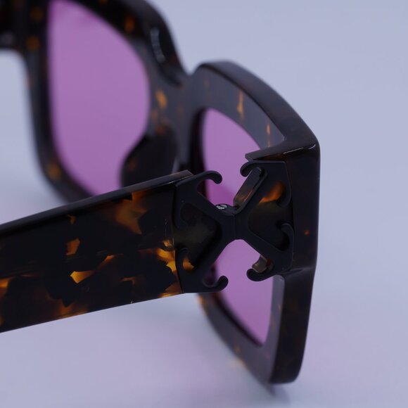 Off-White OERI14D MYSTIC 6030 Sunglasses Havana Square Frame, Pink Lenses - Picture 9 of 10